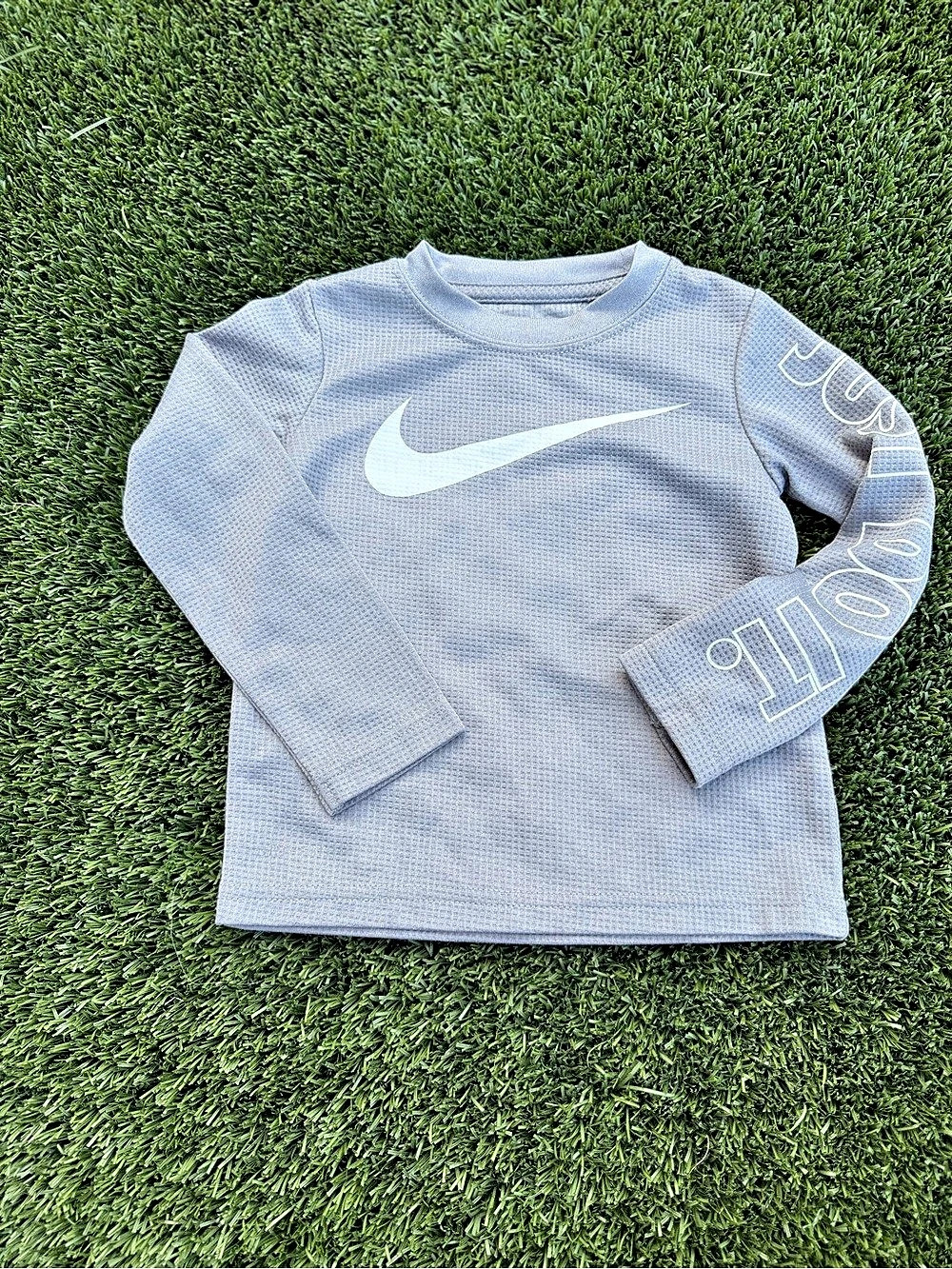 Nike Toddler Boys Dri-FIT Thermal Just Do It Long Sleeve Tee